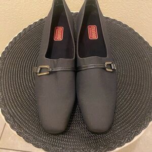 MUNRO American Black Women Loafers Stretch Narrow